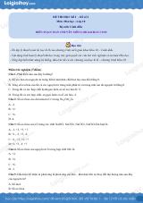 Đề thi học kì 2 Hóa 10 Cánh diều - Đề 2